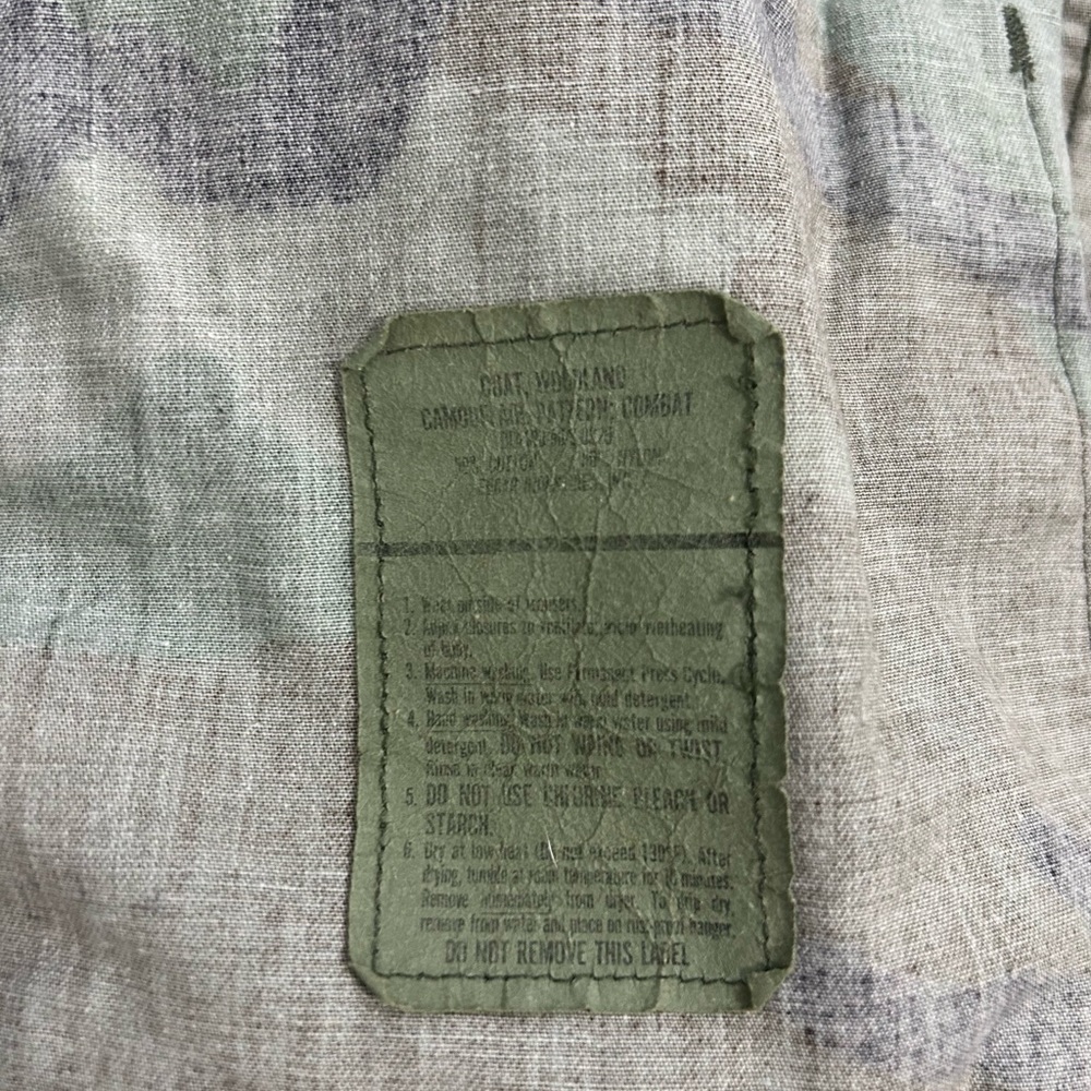 Vintage U.S. Army Camouflage Utility Jacket/Shirt - Picture 8 of 8